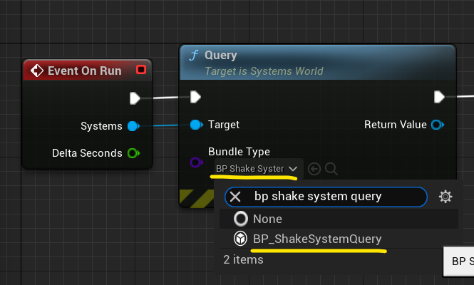 System query A