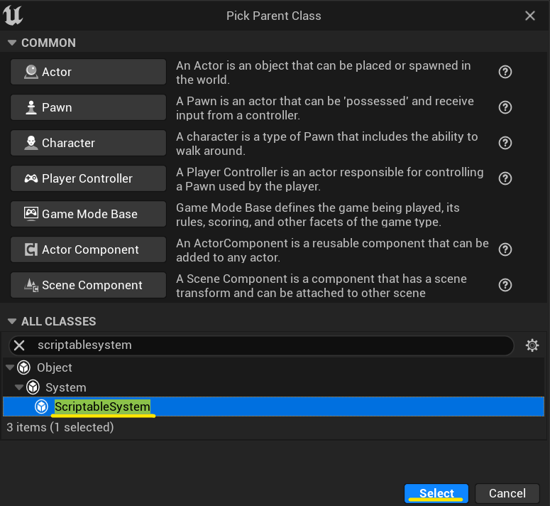 Setup system - Systems - Modular and scalable game architecture for ...