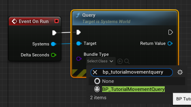 Add query node